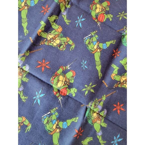 Cowabunga Toss Teenage Mutant Ninja Turtles Cotton Flannel 2014 18 Inches - Picture 1 of 2